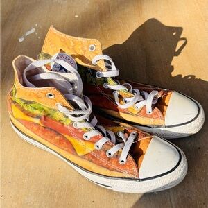 Converse High-Tops in Brown and White